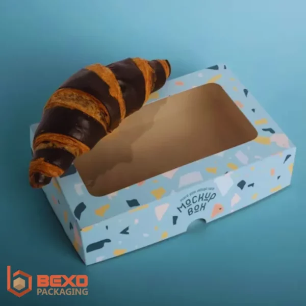 Kraft Bagel Boxes with window