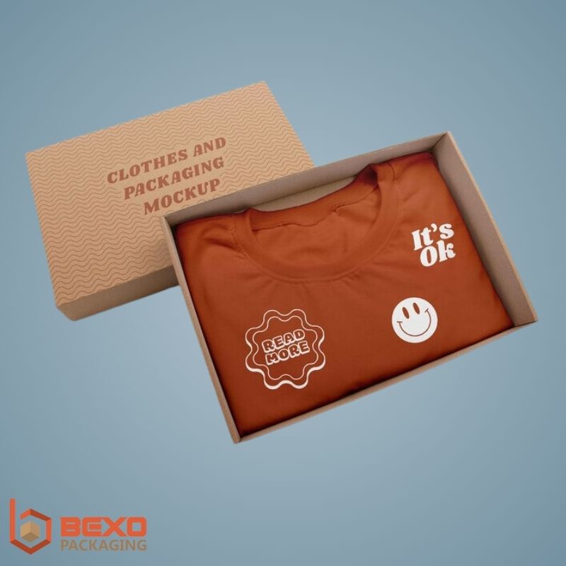 customized printed packaging bag tshirt clothes