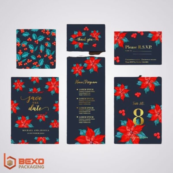 Custom Printed Wedding Card Boxes