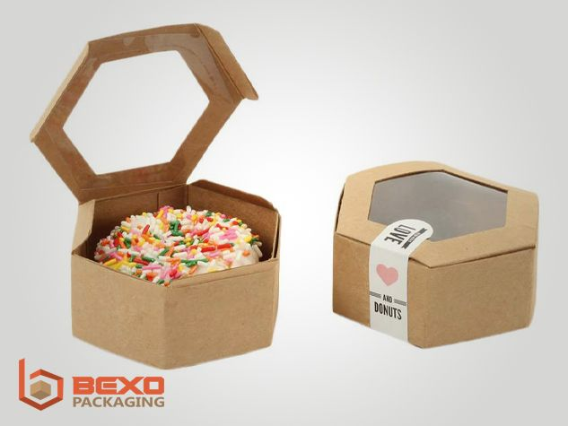 donut boxes with window